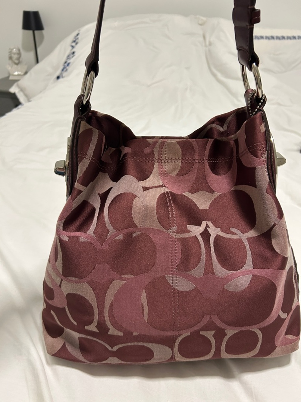 2010 COACH Penelope Optic Signature Hobo Bag - Picture 9 of 16